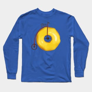 Penny Farthing Donut Ride Long Sleeve T-Shirt